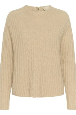 SLAnina Cable Pullover Parchment Melange 1309081 30408866