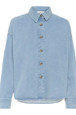 SLAnnabeth Regular Overshirt Light Blue Denim 30408356