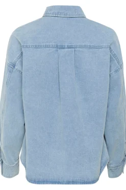 SLAnnabeth Regular Overshirt Light Blue Denim 30408356