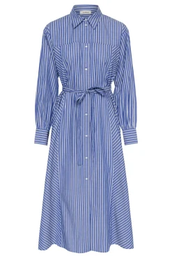 SLCalken Shirt Dress LS Nouvean Navy Stripe 304530 30408913