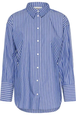 SLCalken Shirt LS Nouvean Navy Stripe 304530 30408906