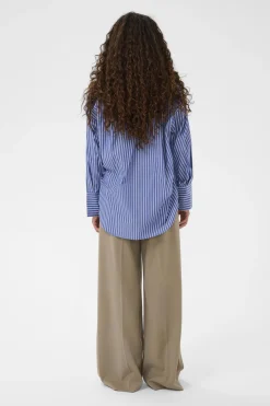 SLCalken Shirt LS Nouvean Navy Stripe 304530 30408906