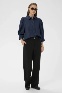 SLChaman Hella Shirt Dark Blue Denim 301728 30409038