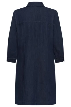 SLChaman Short Dress Dark Blue Denim 301728 30409131