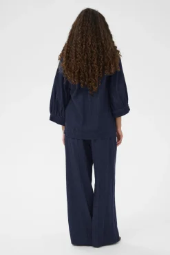 SLChaman Toledo Blouse 3/4 Dark Blue Denim 301728 30408903