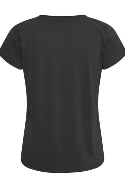 SLColumbine Vneck SS Black 30404284