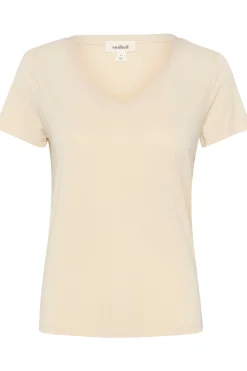 SLColumbine Vneck SS Oatmeal