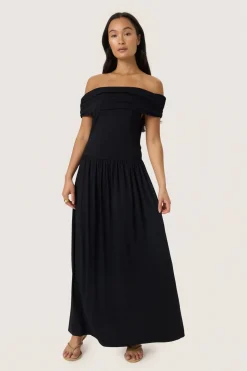SLHanadi Off Shoulder Dress Black 30408524