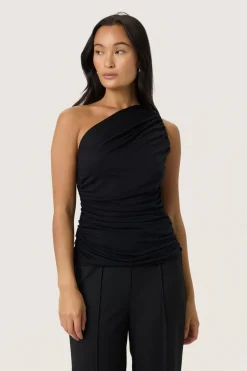SLHanadi One Shoulder Top Black 30408526