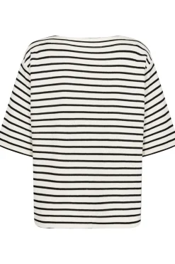 SLIngina Sweatshirt White and Black Stripe 30408068