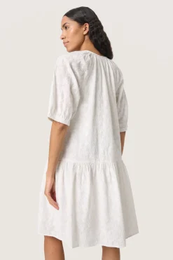 SLIsja Dress SS Broken White 30408673