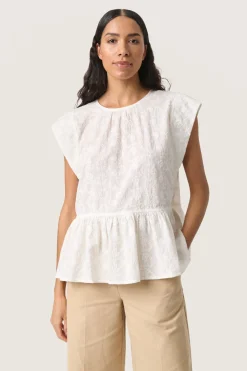 SLIsja Top Broken White 30408625
