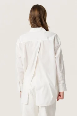 SLJani Poplin Shirt LS Broken White 30408178