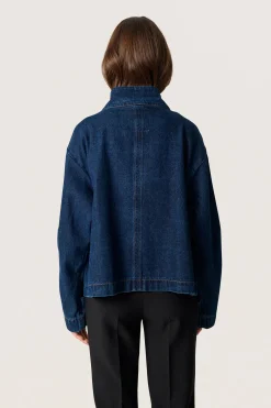 SLJannine Cade Jacket Dark Blue Denim 30407857