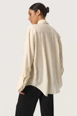 SLLeodora Shirt LS Oatmeal 30407638