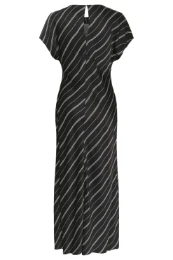 SLMarcela Mirmir Printed Dress Black W White Stripes 304533 30408920