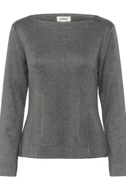 SLMarigold Blouse Grey Melange 30408578