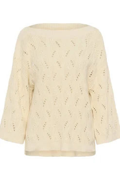 SLRava Nanna Pullover 3/4 Whisper White 110701 30409009