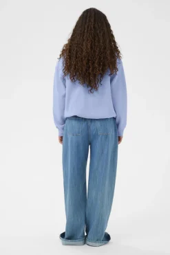 SLRolanda Balloon Sweatshirt Hydrangea 164030 30408877