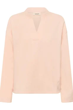 SLRolanda VNeck Sweatshirt Pearl Blush 121207 30409045