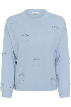 SLSanja Bow Pullover LS POWDER BLUE 30409079