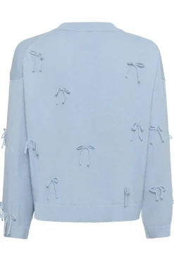 SLSanja Bow Pullover LS POWDER BLUE 30409079