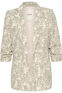 SLShirley Printed Blazer Shadow Drop Print 30405041