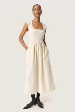 SLSimone Phoebe Dress Oatmeal 30407490