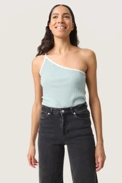 SLSimone Strap Top Silver Blue 30407321