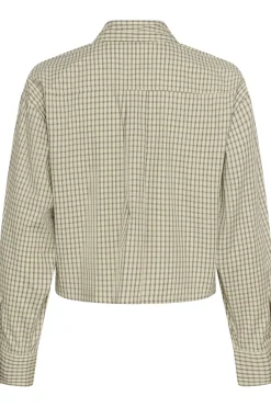 SLSivah Shirt LS Parchment Checks 304511 30408908