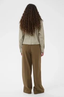 SLSivah Shirt LS Parchment Checks 304511 30408908