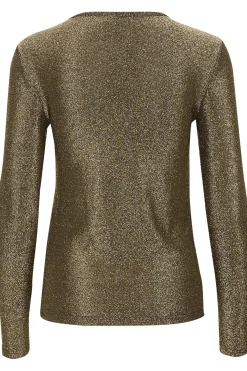 SLSkylara Round Neck LS Gold 30407516