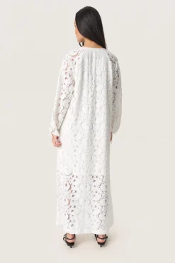 SLTaya Maxi Dress LS Broken White 30408672