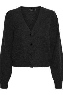 SLTuesday Puf Cardigan LS Black 30406251