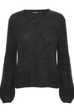 SLTuesday VNeck Jumper LS Black 30404978