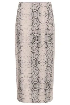 SLXala Pencil Skirt Grey Snake Print 30408363