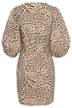 SLZazu Dolore Printed Dress SS Leopard Print 30408464