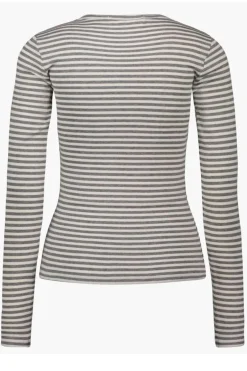 SNOS433 long sleeve Grey Stripe SNOS433
