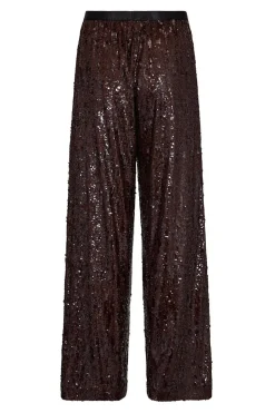 SophieCC Sequin LL Pant 145Dark Brown 31654