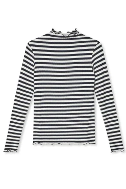 Stripe Trutte Tee LS vanilla ice 205049