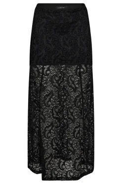 Summer Lace Tall Skirt Black HL10580