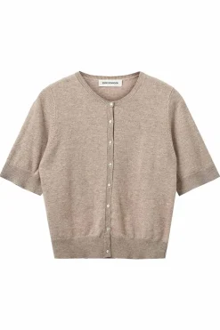 SUNASW CARDIGAN 7071 Brown melange SNOS544