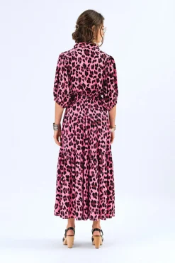 SunsetLL Maxi Skirt 98 Neon Pink