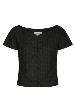 Tango Boucle Top Black 166929