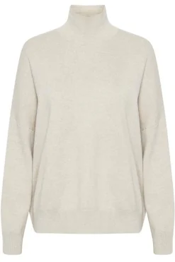 TenleyIW Turtleneck Pullover Simply Taupe Melange 30106490