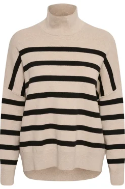 TenleyIW Turtleneck Pullover Sandstone / Black 30106490