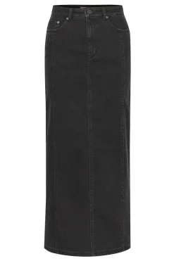 TilliaGZ long skirt NOOS Dark grey washed 10909826