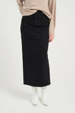TilliaGZ long skirt NOOS Dark grey washed 10909826
