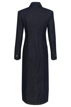 TilmaGZ LS long dress Dark blue Unwashed 10909777