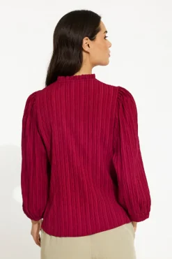 Tove blouse Burgundy 16121
